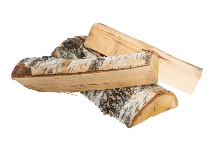 Brennholz Birke 25 cm 80 Sack Palette – Bild 2