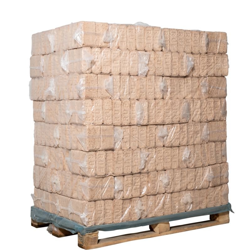 RUF Holzbriketts Hartholz Buche ohne Zugloch 960 kg Palette – Bild 7